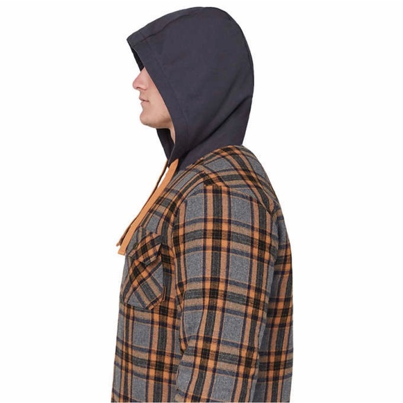 Legendary Outfitters Men’s Shirt Jacket with Hood - Picture 4 of 6